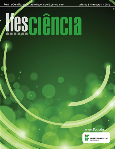 					View Vol. 2 No. 1 (2016): Revista Ifes Ciência - ISSN 2359-4799
				