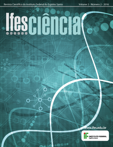					Ver Vol. 2 Núm. 2 (2016): Revista Ifes Ciência - ISSN 2359-4799
				