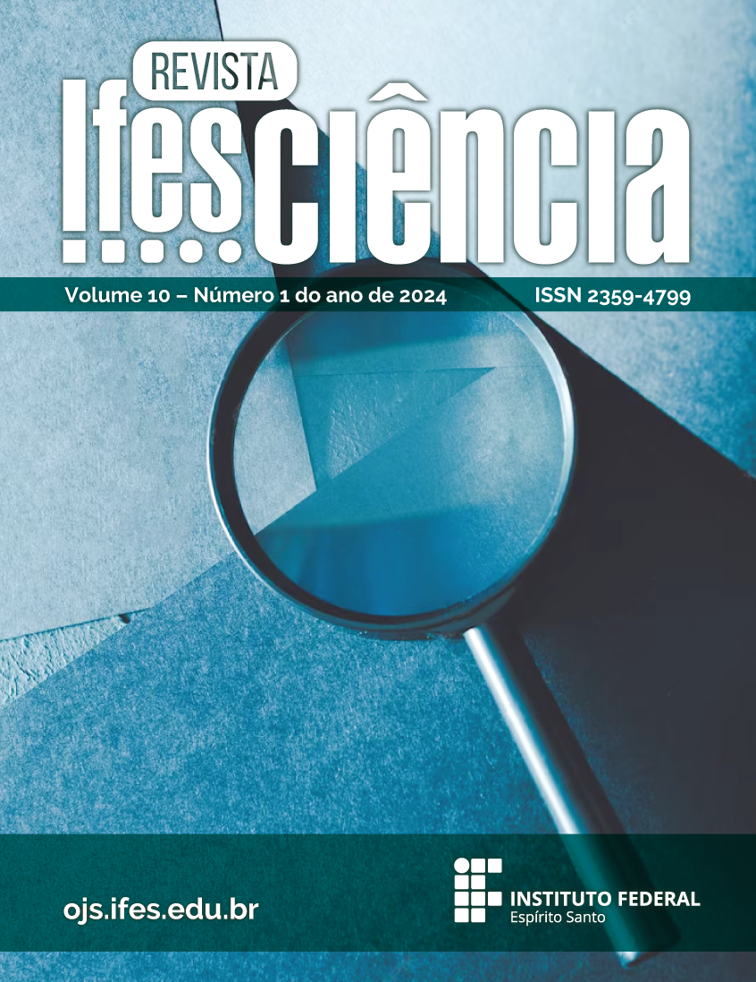 					View Vol. 10 No. 1 (2024): Revista Ifes Ciência
				
