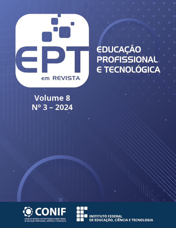 					Visualizar v. 8 n. 3 (2024): Educação Profissional e Tecnológica em Revista
				