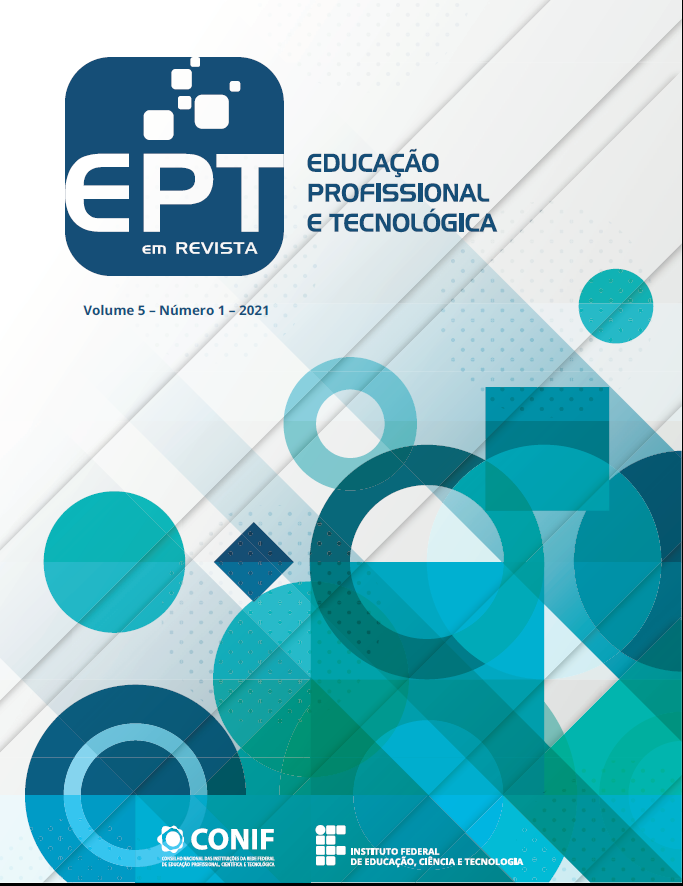 					Visualizar v. 5 n. 1 (2021): Educação Profissional e Tecnológica em Revista
				
