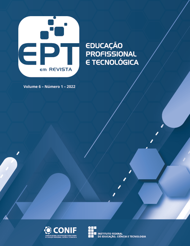 					Visualizar v. 6 n. 1 (2022): Educação Profissional e Tecnológica em Revista
				