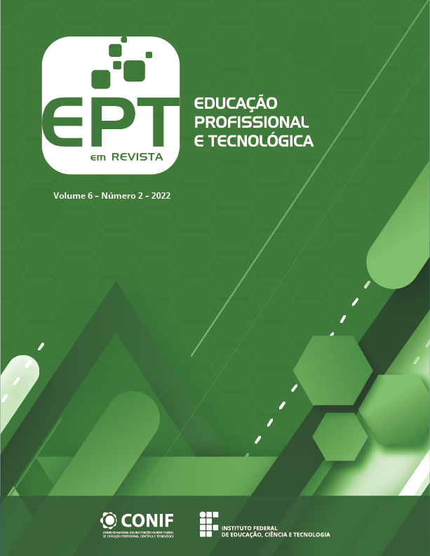 					Visualizar v. 6 n. 2 (2022): Educação Profissional e Tecnológica em Revista
				