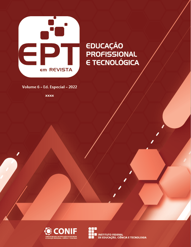 					Visualizar v. 6 n. 3 (2022): Educação Profissional e Tecnológica em Revista
				